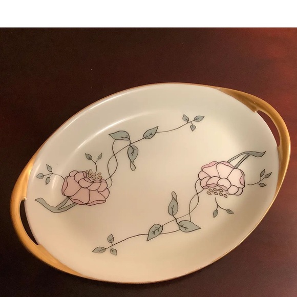 Antique Haviland Limoges Art Deco Tray \ Artist Signed - Picture 3 of 6